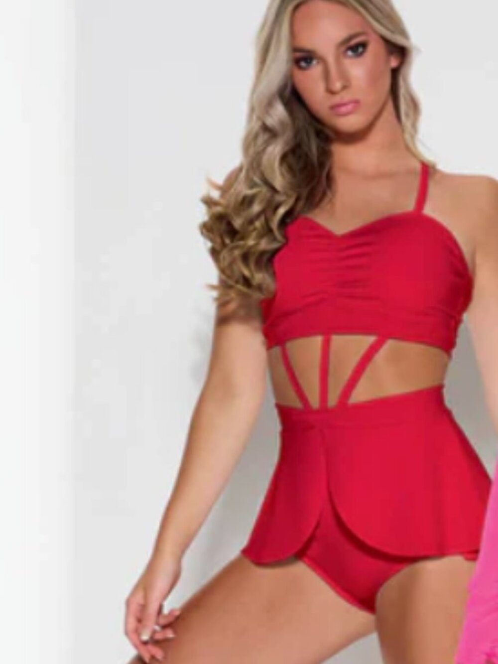 Pretty Girls Red Dance Costume Set